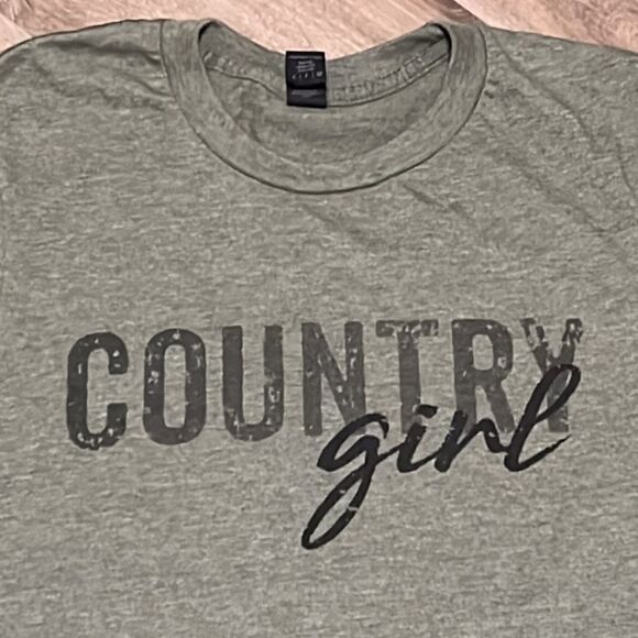 Womens COUNTRY GIRL Tshirt Size Small - Picture 2 of 4